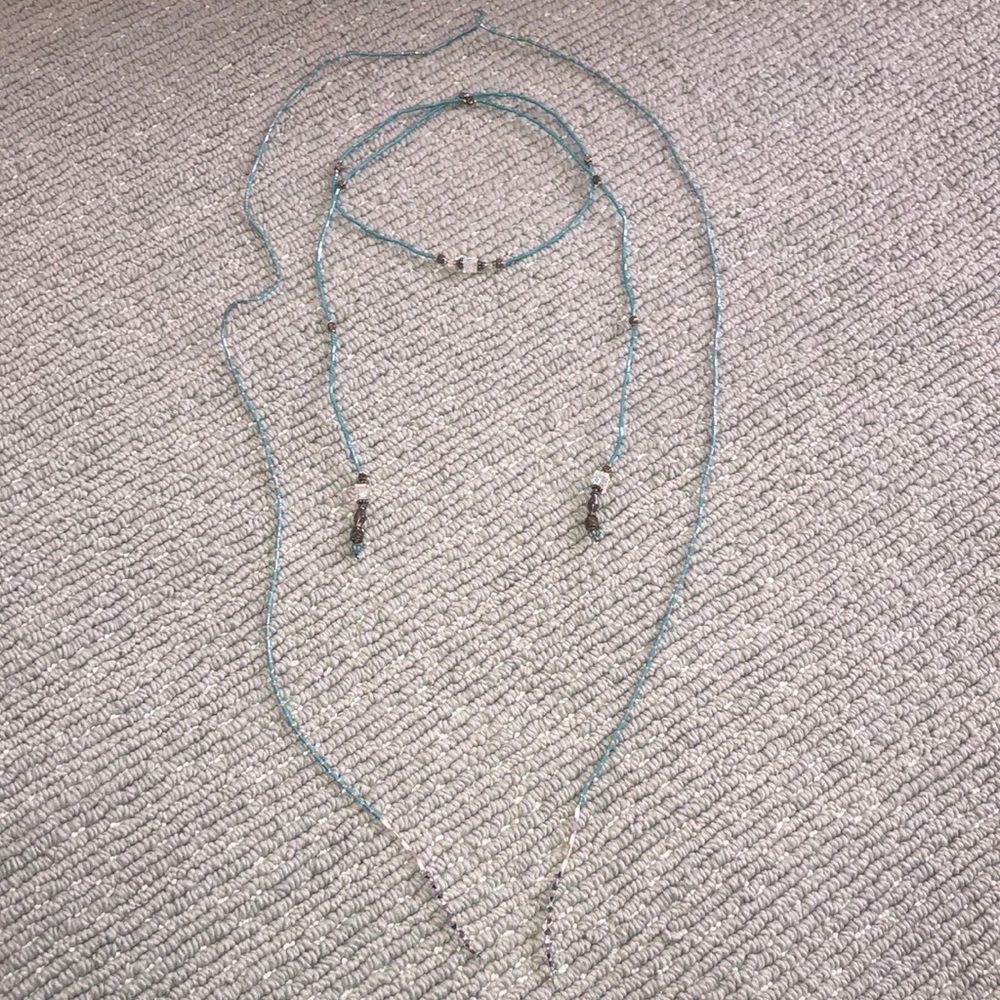 Layered necklace handmade